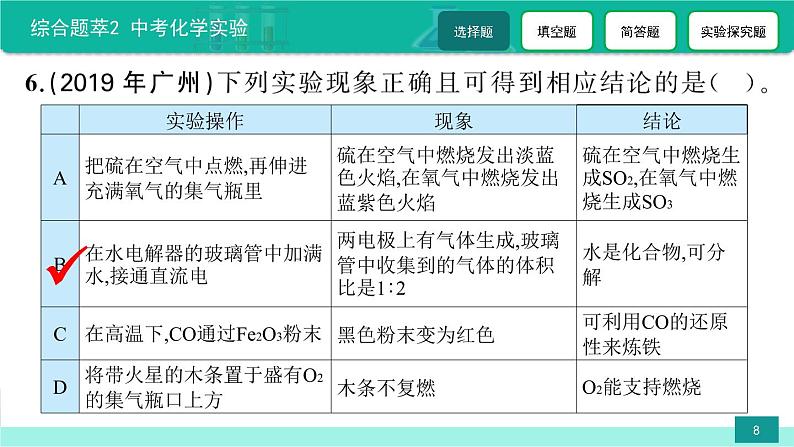 综合题萃2 中考化学实验-备战2022年中考化学二轮复习热点难点专题课件第8页