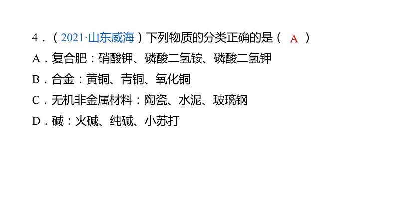 专题01 物质的分类、构成物质的微粒（复习课件）-2022年中考化学二轮复习讲练测第7页