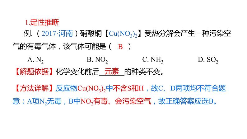 专题03 质量守恒定律的应用（复习课件）-2022年中考化学二轮复习讲练测第5页