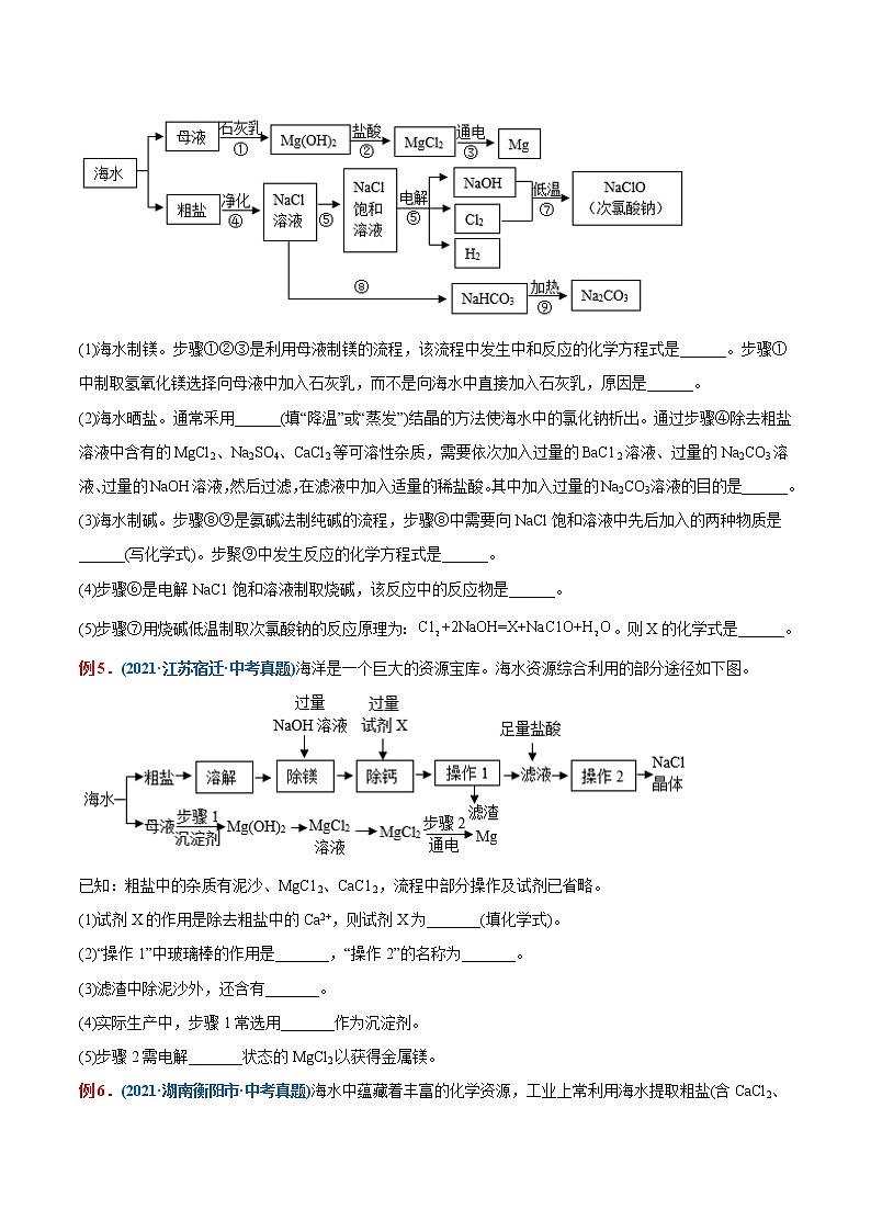 专题22  粗盐中难溶性杂质的去除（重点、难点）-备战2022年中考化学一轮复习考点微专题 （学生版）第2页
