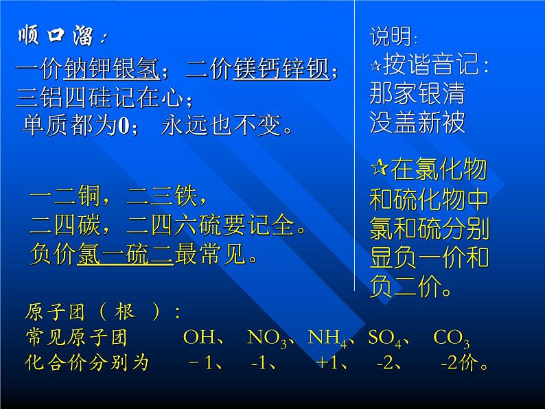 人教版九年级化学第4单元课题4化学式与化合价 课件08