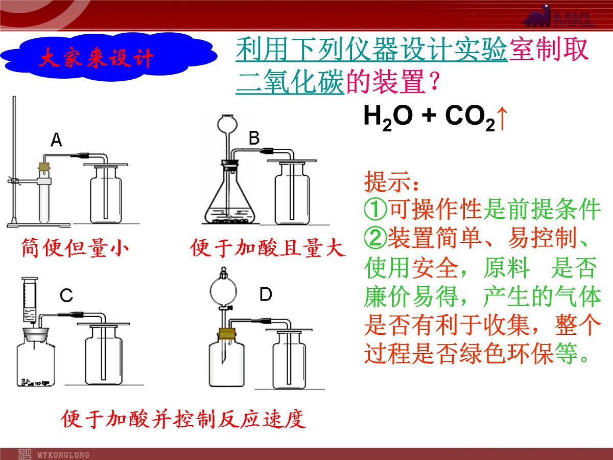 人教版九年级化学第6单元课题2二氧化碳制取的研究 课件第7页