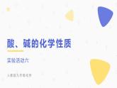 实验活动六酸、碱的化学性质课件-2021-2022学年九年级化学人教版下册