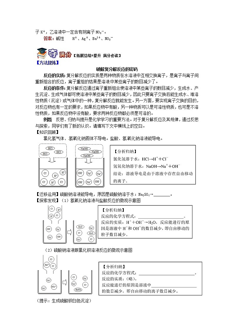 (通用版)中考化学二轮重难点易错点复习讲与练《巧学盐的性质》(含详解)第3页