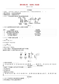 (通用版)中考化学一轮复习课时训练04《奇妙的二氧化碳》(含答案)