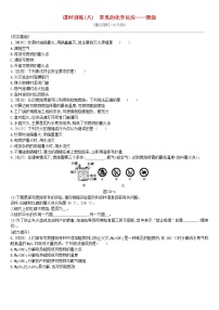 (通用版)中考化学一轮复习课时训练08《常见的化学反应―燃烧》(含答案)