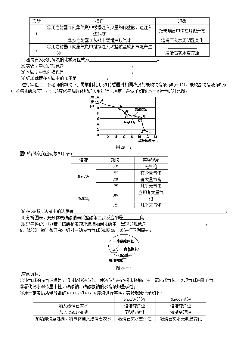 中考化学二轮复习专项突破09《科学探究之酸碱盐的性质》练习题（含答案）第3页