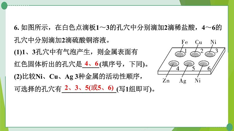 2022年中考化学一轮专题复习专题6　金属活动性顺序的验证与探究课件PPT第8页