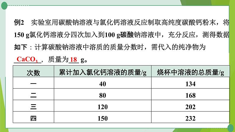 2022年中考化学第二轮复习专题九化学计算题课件PPT第3页