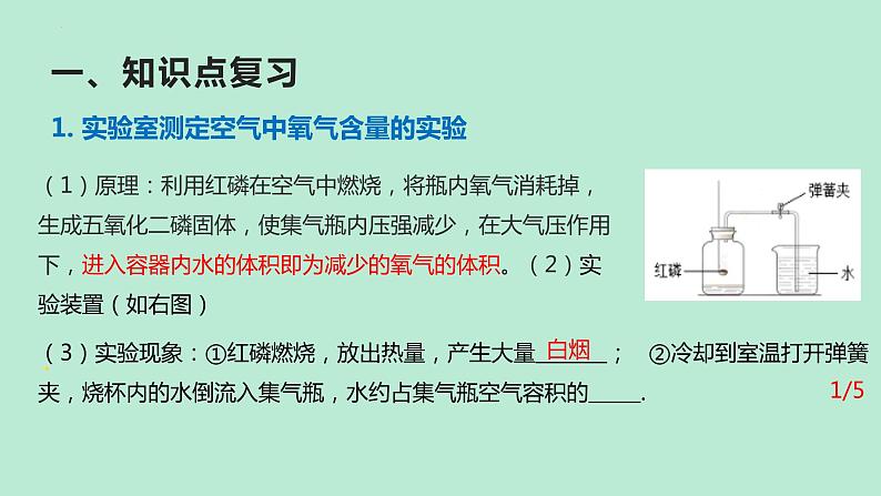 2022年中考专题复习空气和氧气课件PPT02