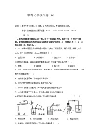 2022年江西省中考化学模拟卷六(word版含答案)