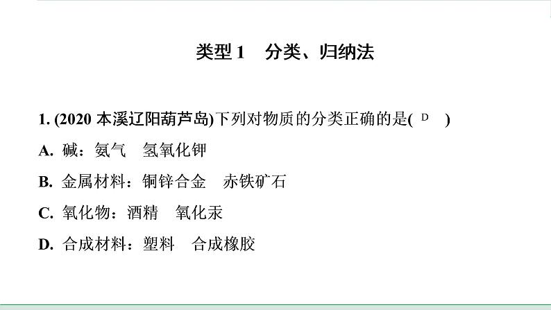 2022年中考化学二轮系统复习专题二化学思想方法的应用课件PPT第2页