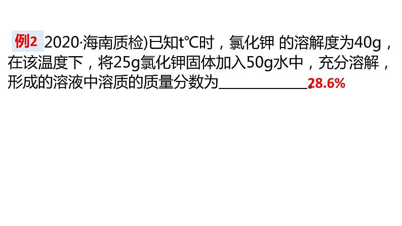 2022年中考化学二轮题型突破课件化学计算题第7页