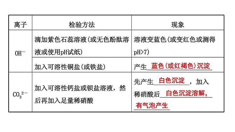 2022年江西省中考化学第二轮复习课件物质的检验与鉴别第5页