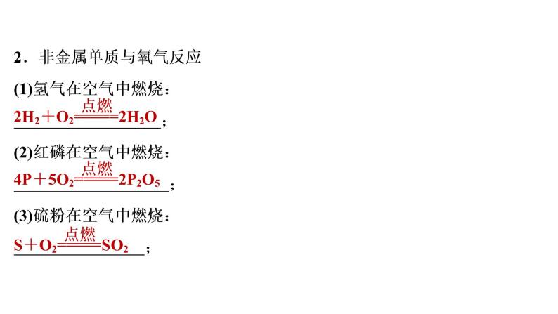 2022年湖南省益阳市中考化学专项集训5化学方程式3阶攻克课件08