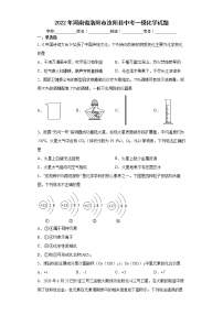 2022年河南省洛阳市汝阳县中考一模化学试题(word版含答案)