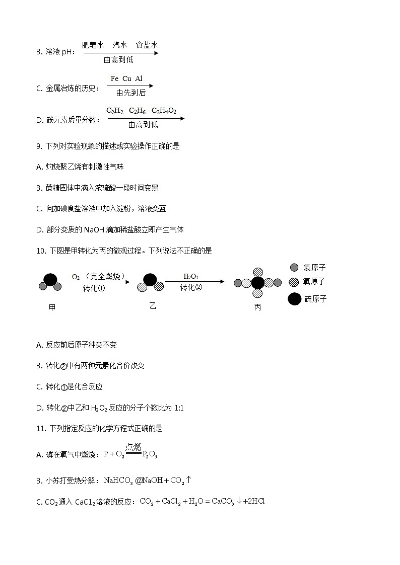 精品解析：2020年江苏省镇江市句容市、丹徒区中考二模化学试题（解析版+原卷板）03