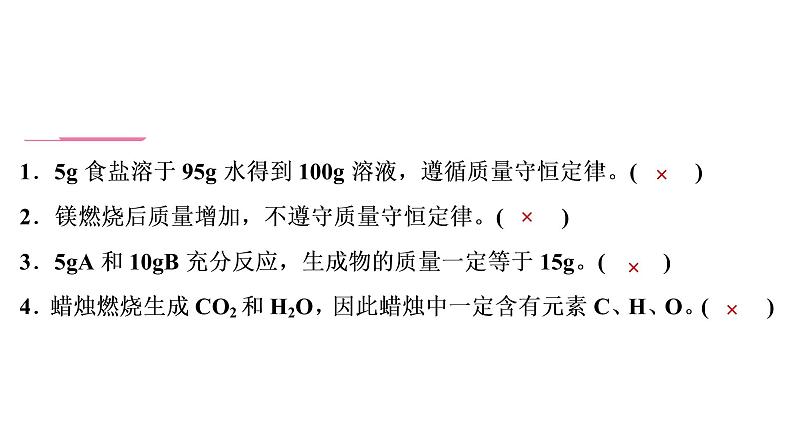 2022湖南省益阳市中考化学质量守恒定律化学方程式及化学反应类型  课件07