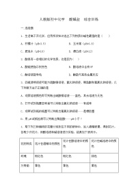 2022年人教版初中化学  酸碱盐  综合训练
