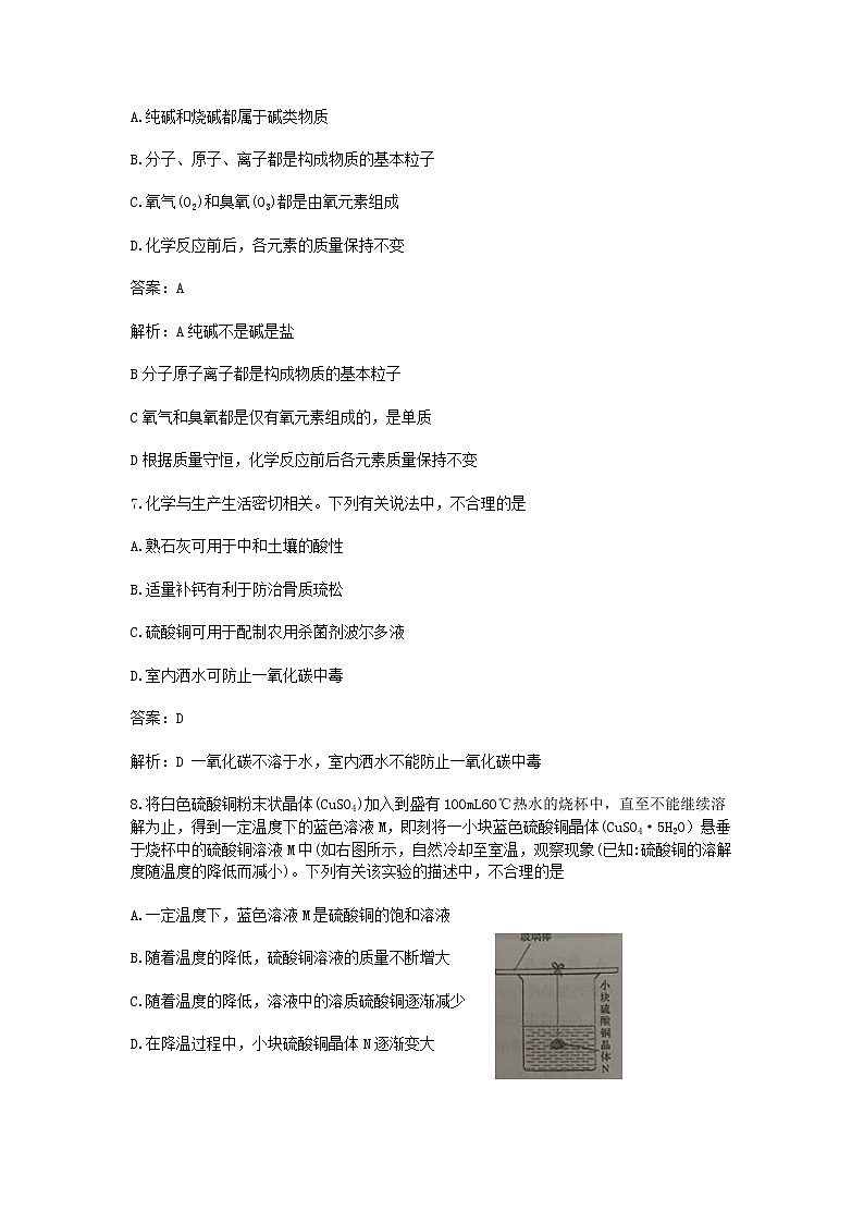 2021年山东省济南市中考化学真题及答案03
