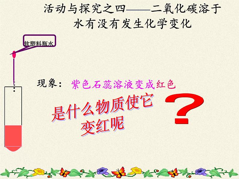 鲁教版九年级化学上册 6.3  大自然中的二氧化碳(1) 课件05