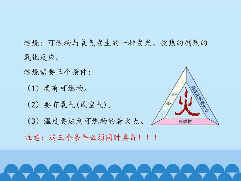 鲁教版九年级化学上册 6.1 燃烧与灭火_ 课件07