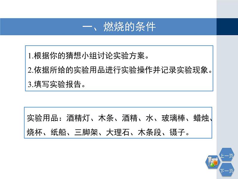 鲁教版九年级化学上册 第四单元 到实验室去：探究燃烧的条件 课件第5页