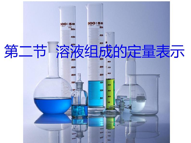 鲁教版九年级化学上册 3.2 溶液组成的定量表示 课件03