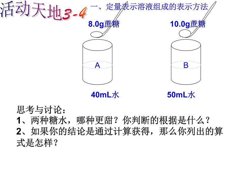 鲁教版九年级化学上册 3.2 溶液组成的定量表示 课件06