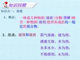 鲁教版九年级化学上册 第三单元  溶液 复习 课件