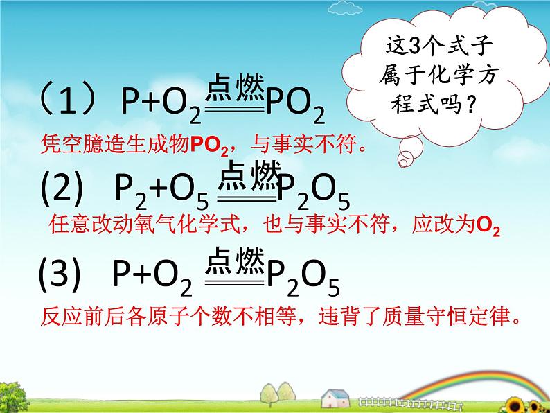 鲁教版九年级化学上册 5.2 化学方程式的书写 课件第5页