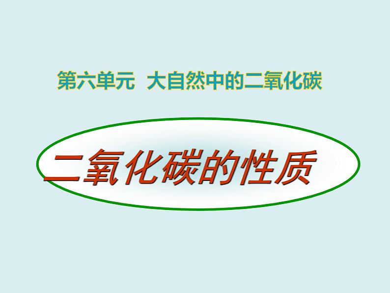 鲁教版九年级化学上册 6.3 二氧化碳的性质第二课时 课件03