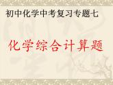 鲁教版九年级化学上册 5.3 中考专题复习：化学综合计算题 课件