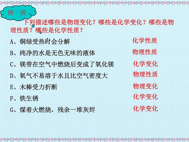 鲁教版九年级化学上册 第一单元  步入化学殿堂 复习 课件07