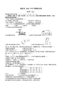 2022年甘肃省定西市临洮县中考模拟化学试题（五）(word版含答案)