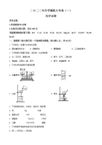 2022年黑龙江省龙东地区中考一模化学试题