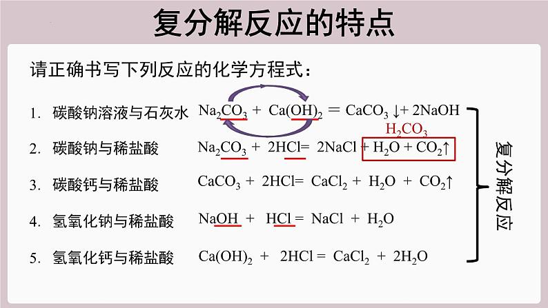 2022年中考化学总复习知识讲解复分解反应发生的条件课件02