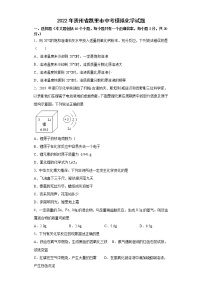 2022年贵州省凯里市中考模拟化学试题(word版含答案)