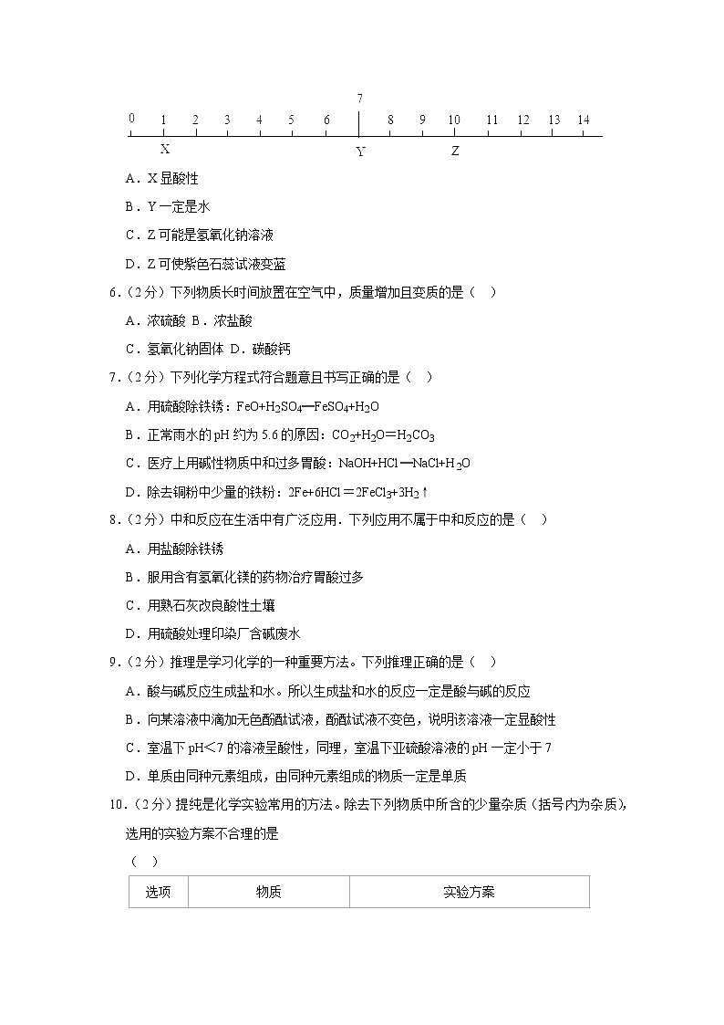 2021-2022学年甘肃省平凉十中九年级（下）第一次月考化学试卷（含答案）第2页