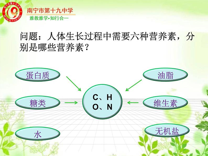 初中化学人教版九年级下册 课题2化学元素与人体健康1 课件第3页