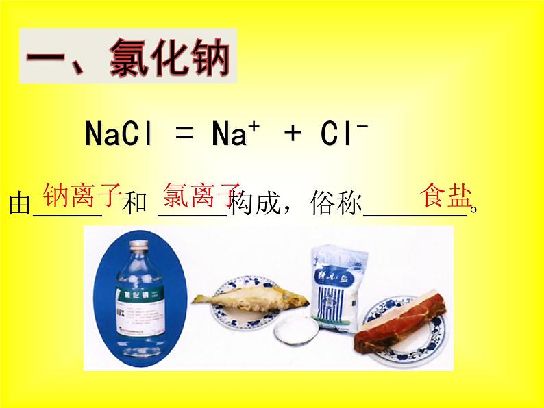 初中化学人教版九年级下册 课题1生活中常见的盐1 课件第2页