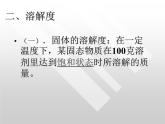 初中化学人教版九年级下册 课题2溶解度4 课件