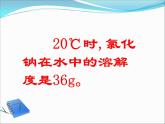 初中化学人教版九年级下册 课题2溶解度3 课件
