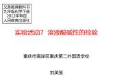 初中化学人教版九年级下册 实验活动7溶液酸碱性的检验 课件