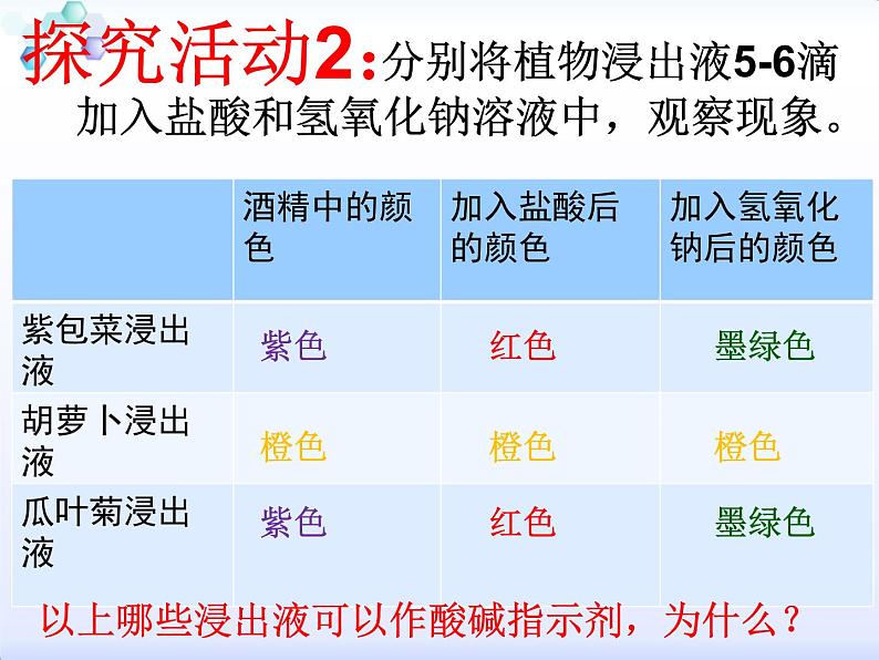 初中化学人教版九年级下册 课题1常见的酸和碱1 课件07