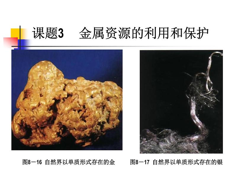 初中化学人教版九年级下册 课题3金属资源的利用和保护2 课件第1页