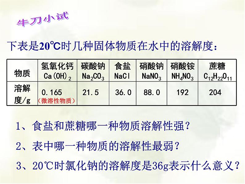 沪教版九下化学 6.3物质的溶解性 课件第5页