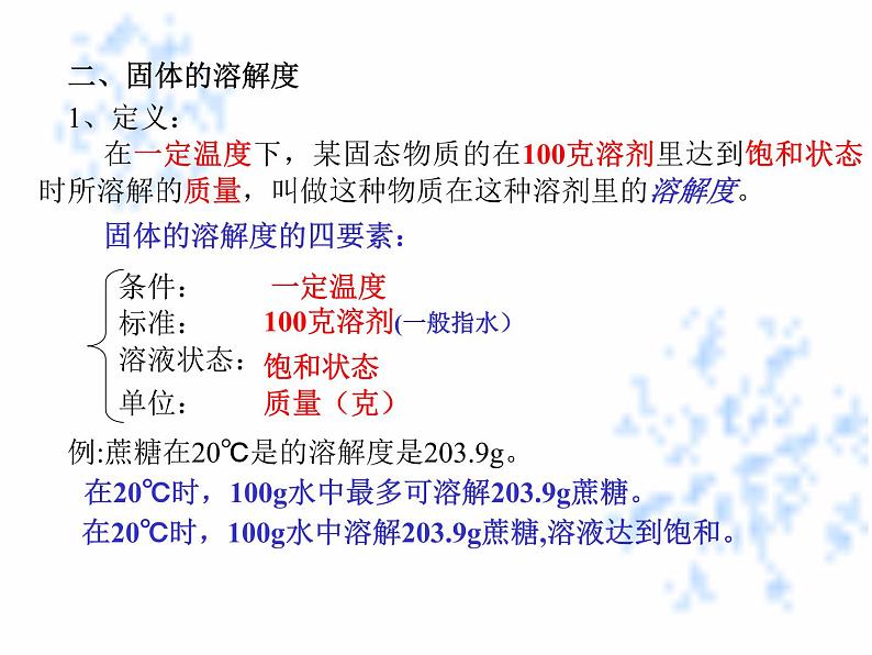 京改版九年级下册化学 9.3溶解度 课件第3页