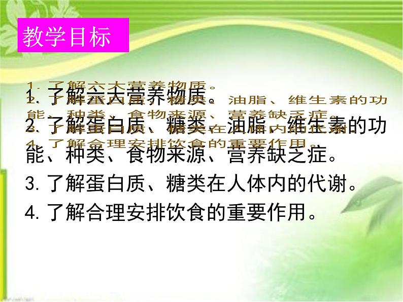 鲁教版九年级下册化学  10.1食物中的有机物 课件02