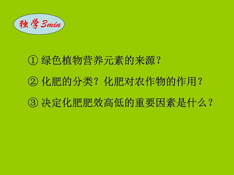 鲁教版九年级下册化学 11.3化学与农业生产 课件第2页